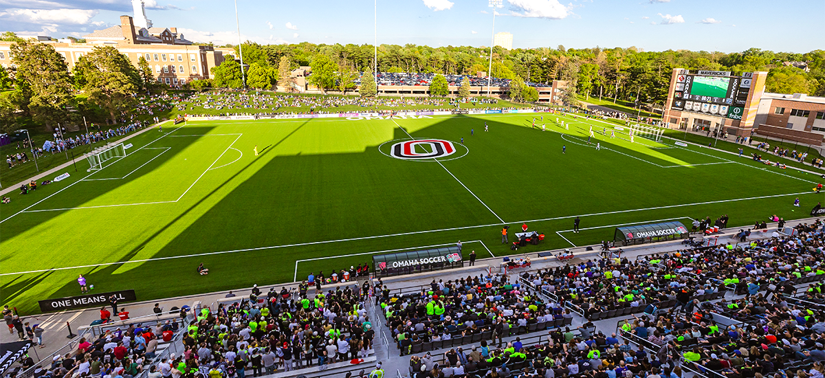 Caniglia Field before the U.S. Open Cup match on 5/8