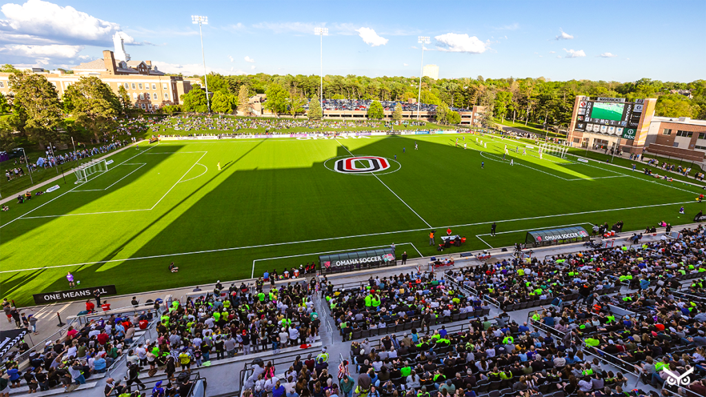 Caniglia Field before the U.S. Open Cup match on 5/8